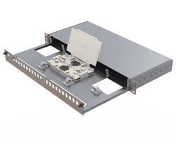 Aluminium 1U Empty Panel | 24 Holes | AL01, vista 3