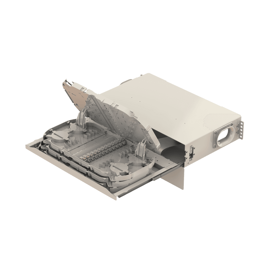 Patch to Patch Fiber Management Shelves | 19" 2U, vista 3