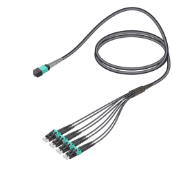 Male MTP Elite to LC/UPC Universal Fanout | Base-8 | Multi Mode G651.OM3 | 4.8/1.8mm, vista 2