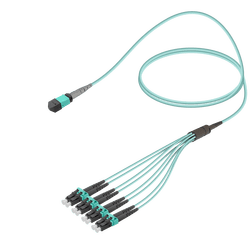 Female MTP Elite to LC/UPC Fanout | Base-8 | Multi Mode G651.OM3 | 3.0/1.8mm, vista 2