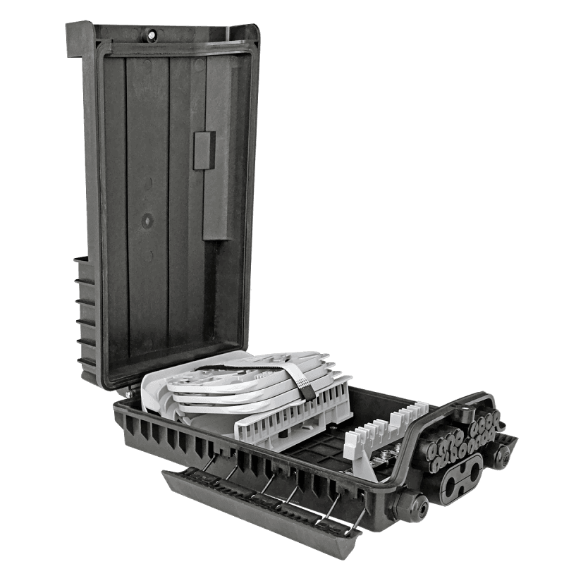 Outdoor Termination Box | 3 Trays 36 Fibers 16 Ports 16 PLC | 362217