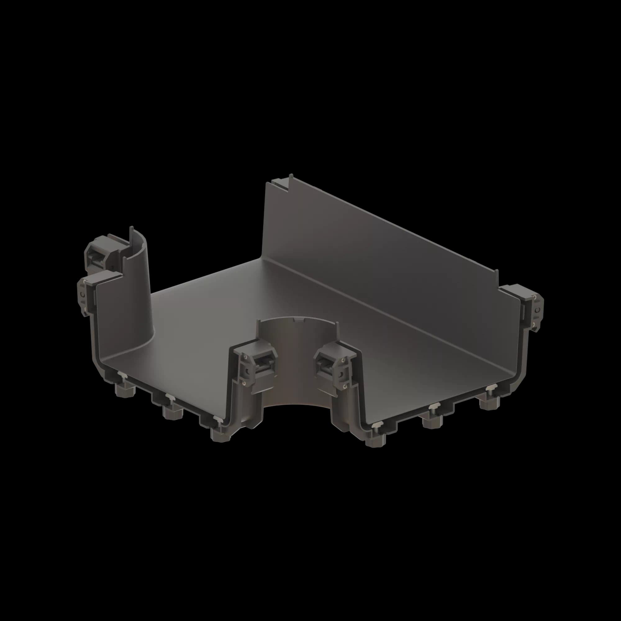 FDS_200mm Horizontal "TEE" Connection Body, vista 2