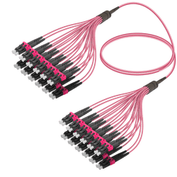 LC/UPC-LC/UPC | 24 Fibers Fanout | Multi Mode G651.OM4 | 3.0/1.8mm, vista 2