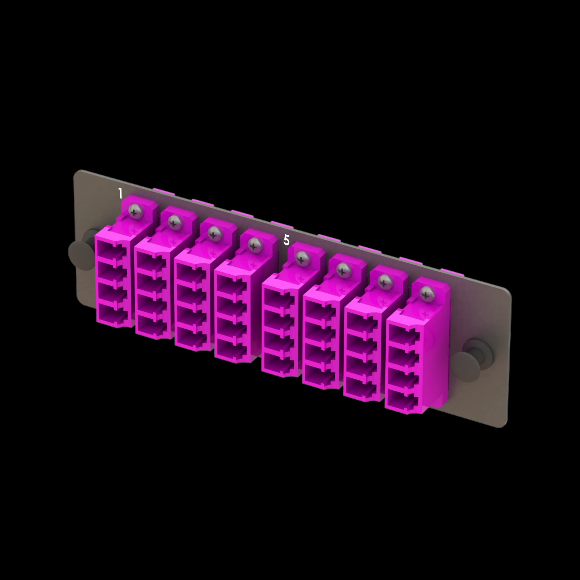 Bright Series | Mechanical Sliding | 8 LC Quad Module | BM08, vista 5