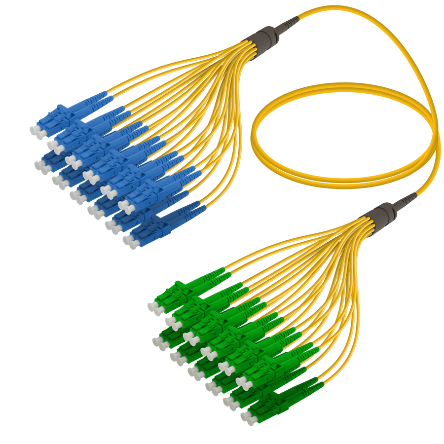 LC/UPC-LC/APC | 24 Fibers Fanout | Single Mode G657.A2 | 3.0/1.8mm