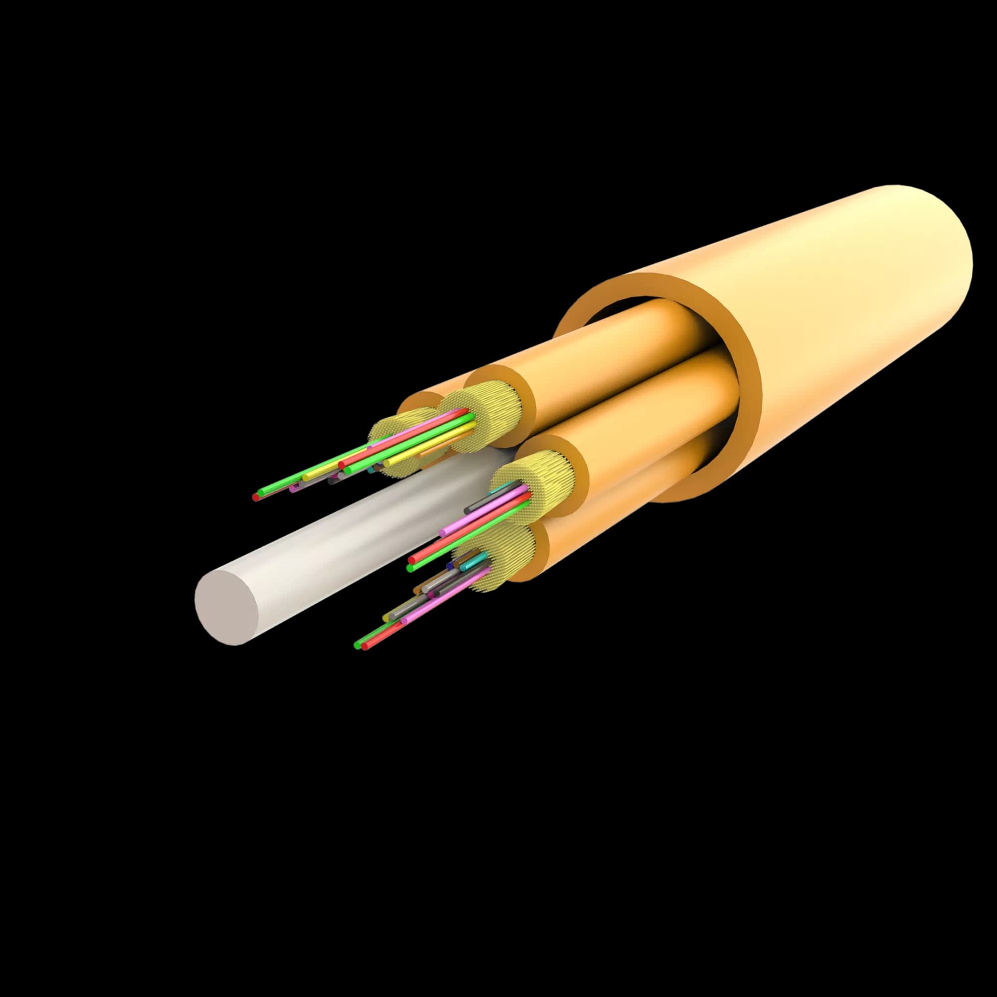 Multi-Fiber Breakout Cable | IT-B3H up to 96 Fibers | 1000 meters, vista 2