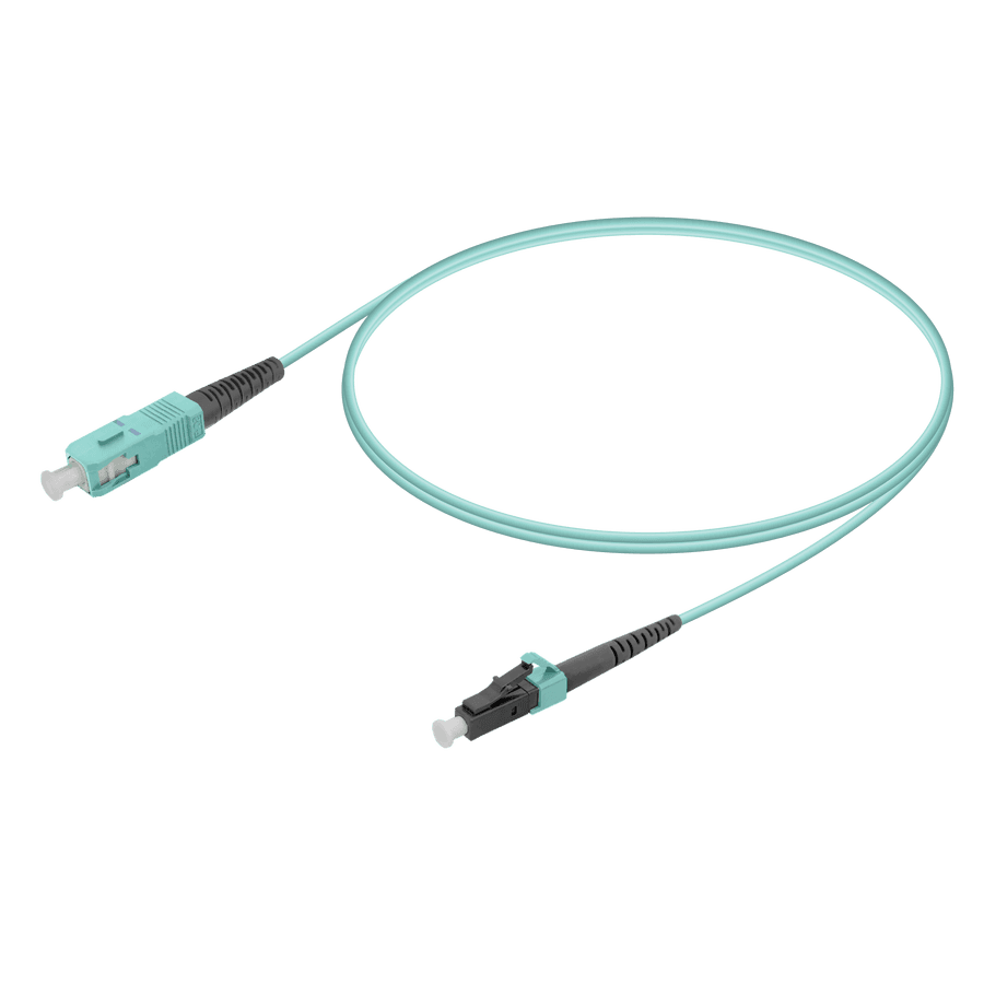 SC/UPC-LC/UPC | Multi Mode G651.OM3 Simplex Patch Cord | 2.0mm