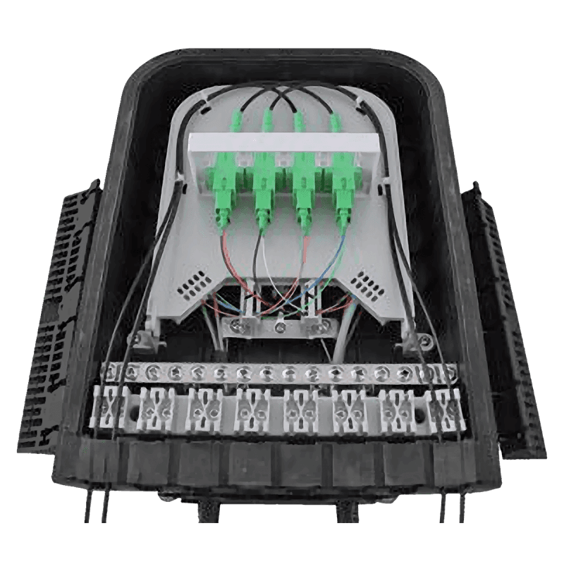 Outdoor Termination Box | 6 Trays 144 Fibers 16 Ports | 305216, vista 5
