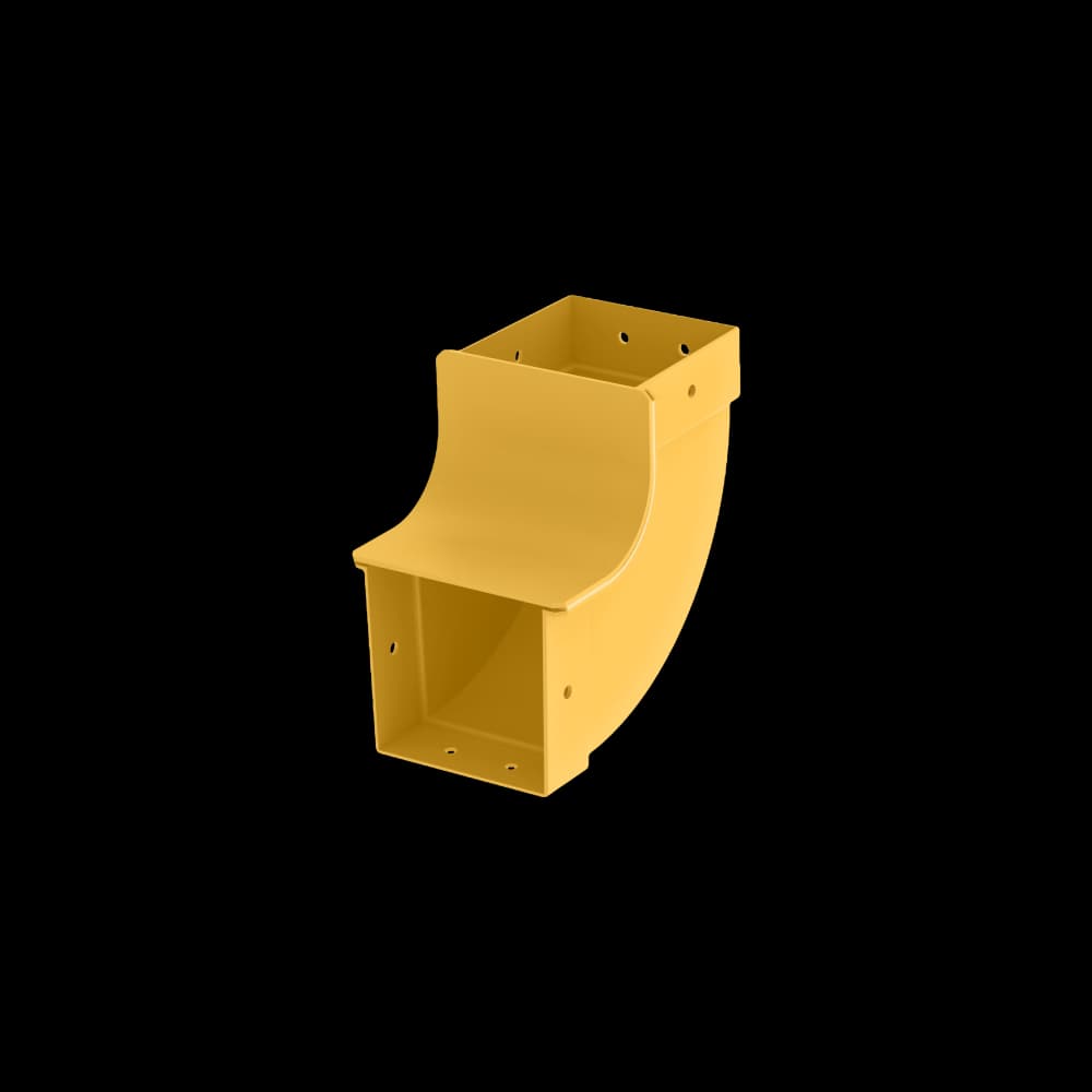 Raceways | Internal Cover Outlet Elbow 100mm