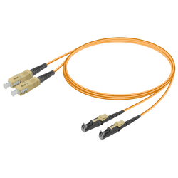 SC/UPC-LSH/UPC | Multi Mode G651.OM2 Duplex Patch Cord | 2.0x4.1mm, vista 2