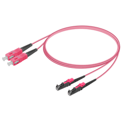 SC/UPC-LSH/UPC | Multi Mode G651.OM4 Duplex Patch Cord | 2.0x4.1mm, vista 2