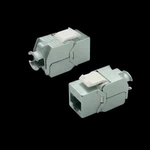 CAT6A Jack to Jack Keystone 180° | Shielded, vista 7