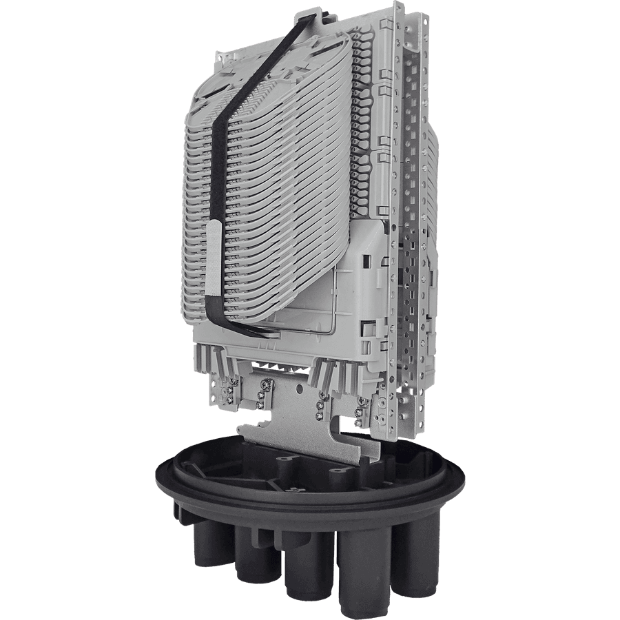 Fiber Optic Splice Closure | 48 Trays 576 Fibers 6 Ports | 492250, vista 2