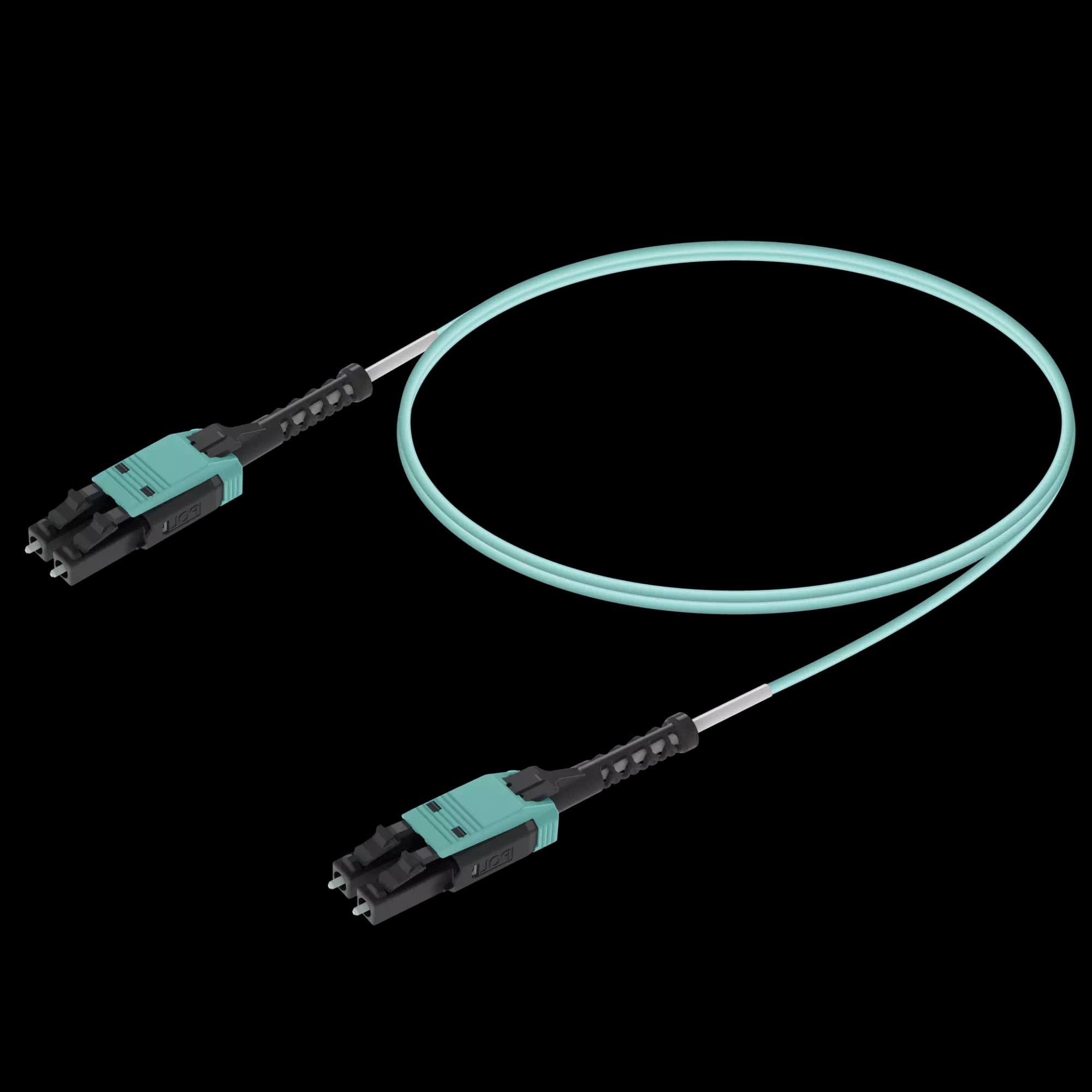 LC/UPC-LC/UPC | Multi-Mode G651.OM3 | UNI10 | Uniboot Patch Cord | 2.0mm Uniboot Connectors