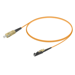 SC/UPC-LSH/UPC | Multi Mode G651.OM2 Simplex Patch Cord | 2.0mm, vista 2