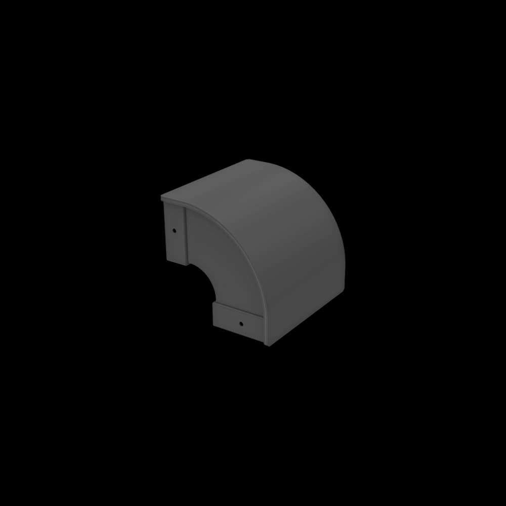 Raceways | Externally Covered Landing Elbow 200mm, vista 2