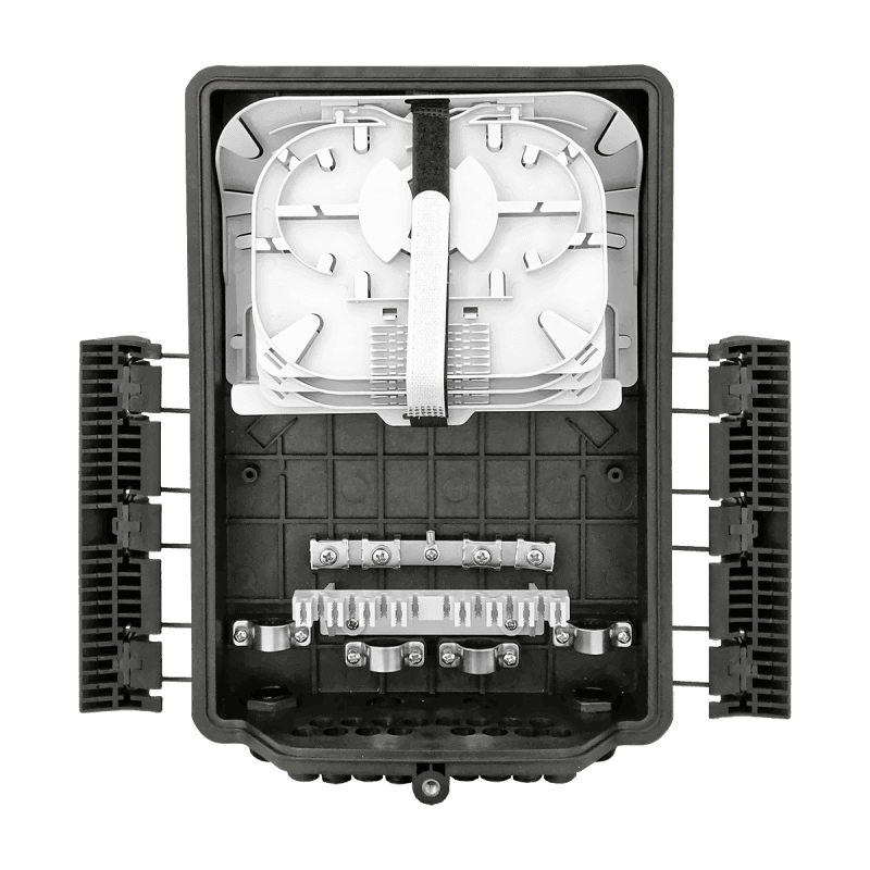 Outdoor Termination Box | 3 Trays 36 Fibers 16 Ports 16 PLC | 362217, vista 2