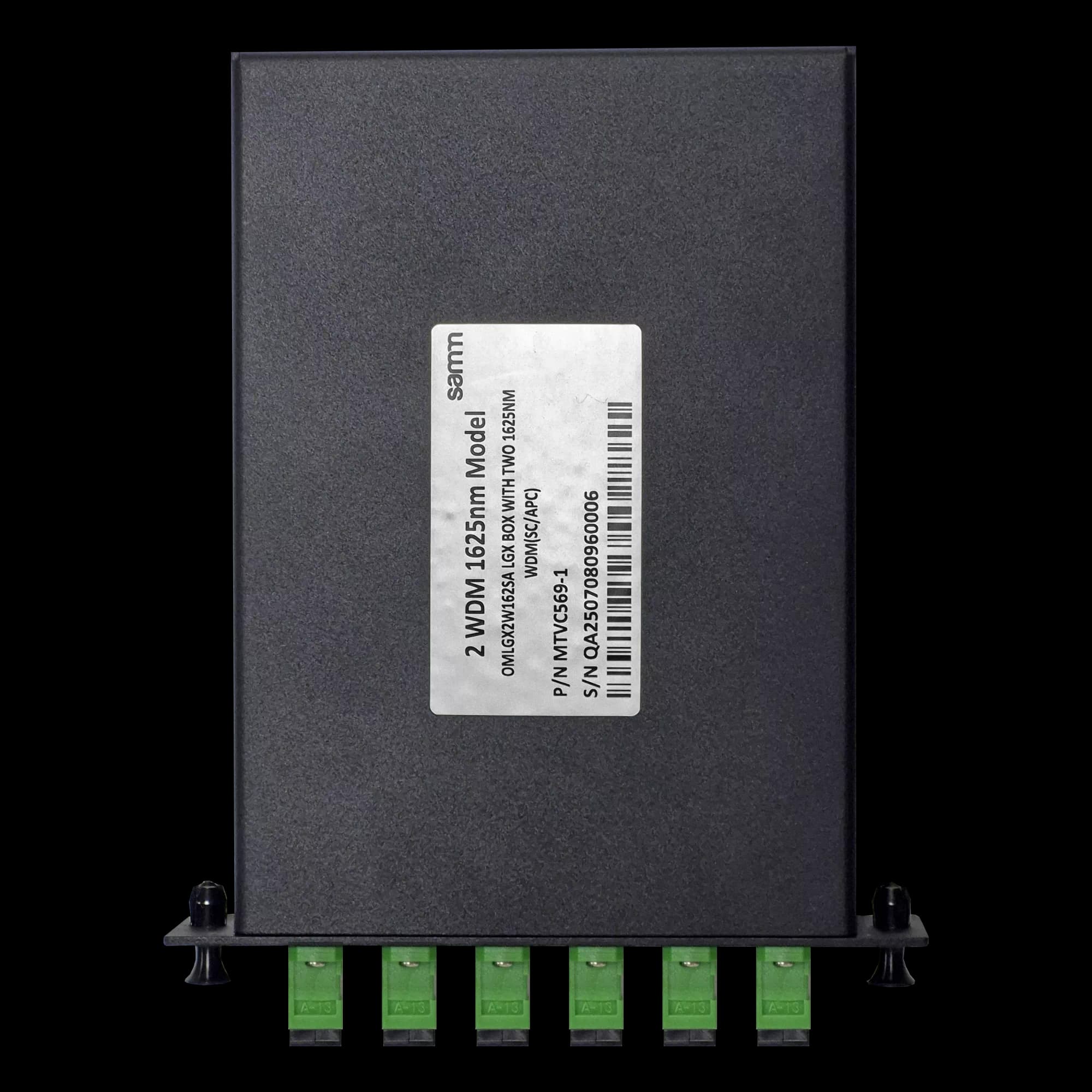 LGX Box with Two 1625 nm WDM Modules (SC/APC) OMLGX2W162SA, vista 3