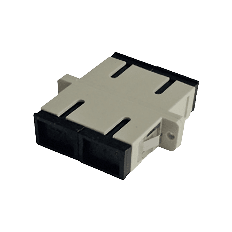 SC Duplex Adapter | w/ Flange, vista 3