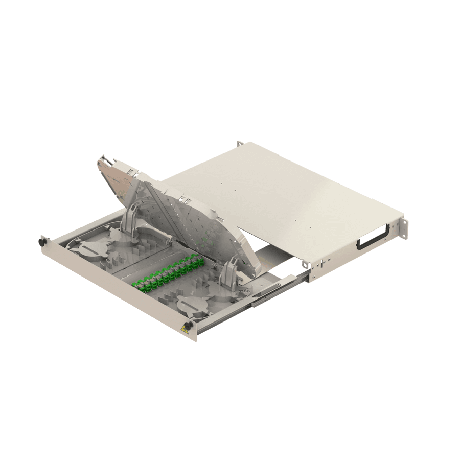 Patch to Patch Fiber Management Shelves | 19" 1U, vista 7