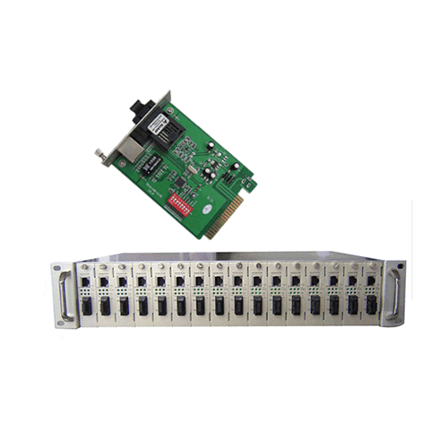 16 Slots Media Converter Chassis, vista 4