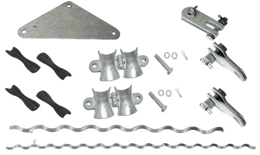 Suspension Clamp for ADSS Cable, vista 5