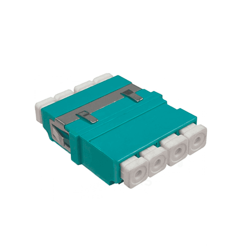 TS-FIBER | TSF-AO-OM3-LCUPC-C – ADAPTADOR ÓPTICO MM OM3 LC/UPC CUADUPLEX