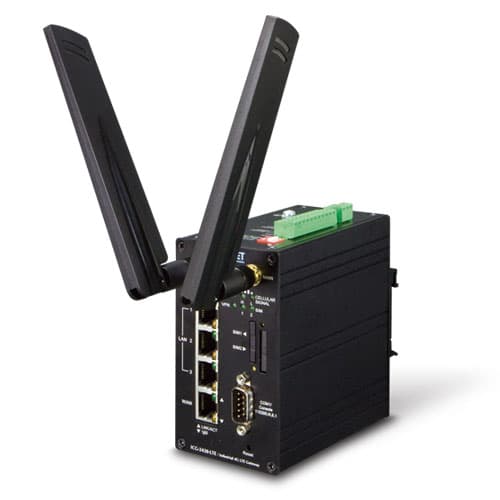 PLANET | ICG-2420G-LTE-E – Industrial 4G LTE Cellular Gateway with 4-Port 10/100TX