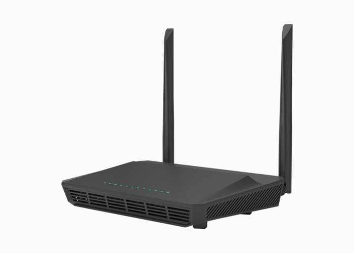 COMTREND | GRG-4288 – ROUTER ONU GPON AC1200, 4 puertos GE, 1 puerto FXS, 2 antenas externas.