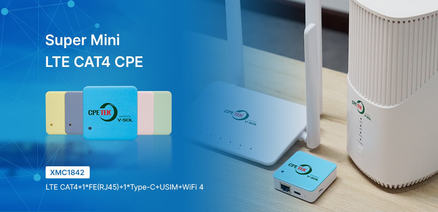 XMC1842 — Mini LTE CAT4 CPE, vista 7