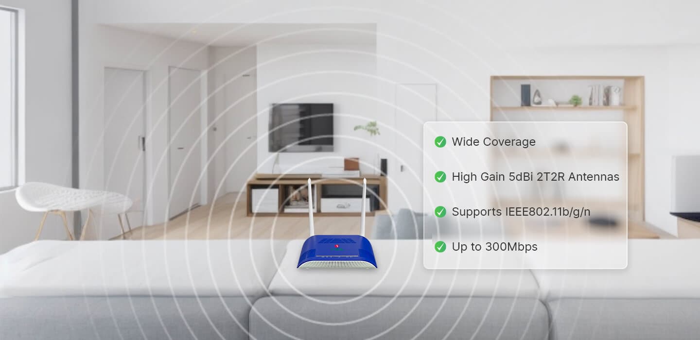 V2801WT — 1XPON+1GE+Wi-Fi 4+CATV HGU ONT, vista 9