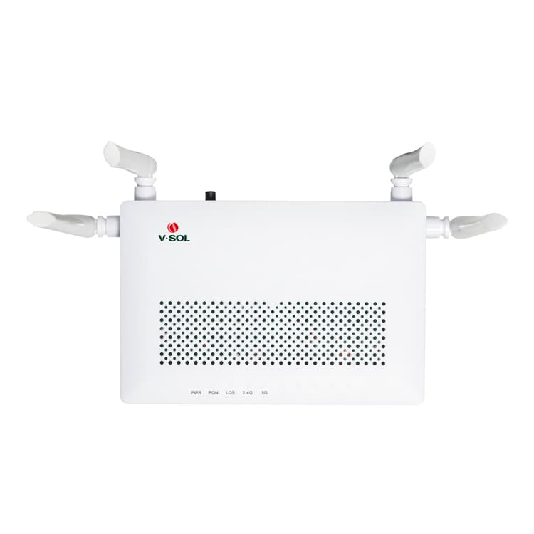V2802DAC — 1GE(WAN/LAN1)+1GE(LAN)+Wi-Fi 5 ONU, vista 5