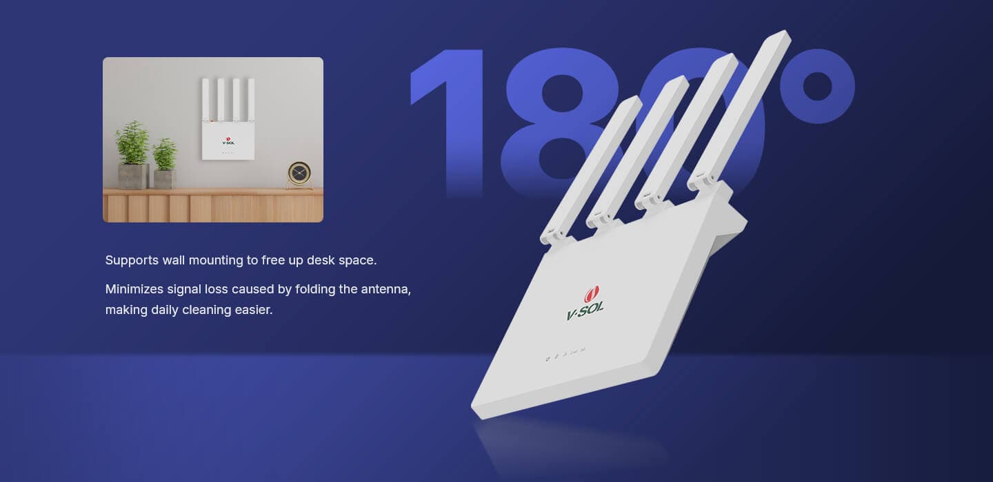 HG5013-4G PRO — 1GE WAN+3GE LAN+Wi-Fi 6 Router, vista 13
