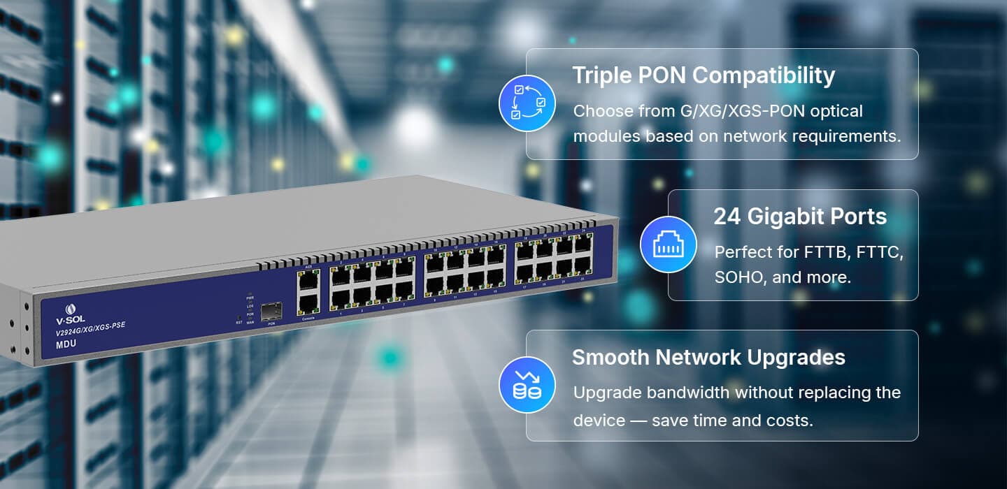 V2924G/XG/XGS(-PSE) — 1PON+24GE MDU, vista 8
