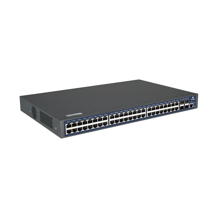 V3552E — 48*GE(RJ45)+4*10GE/GE(SFP+) Switch, vista 3