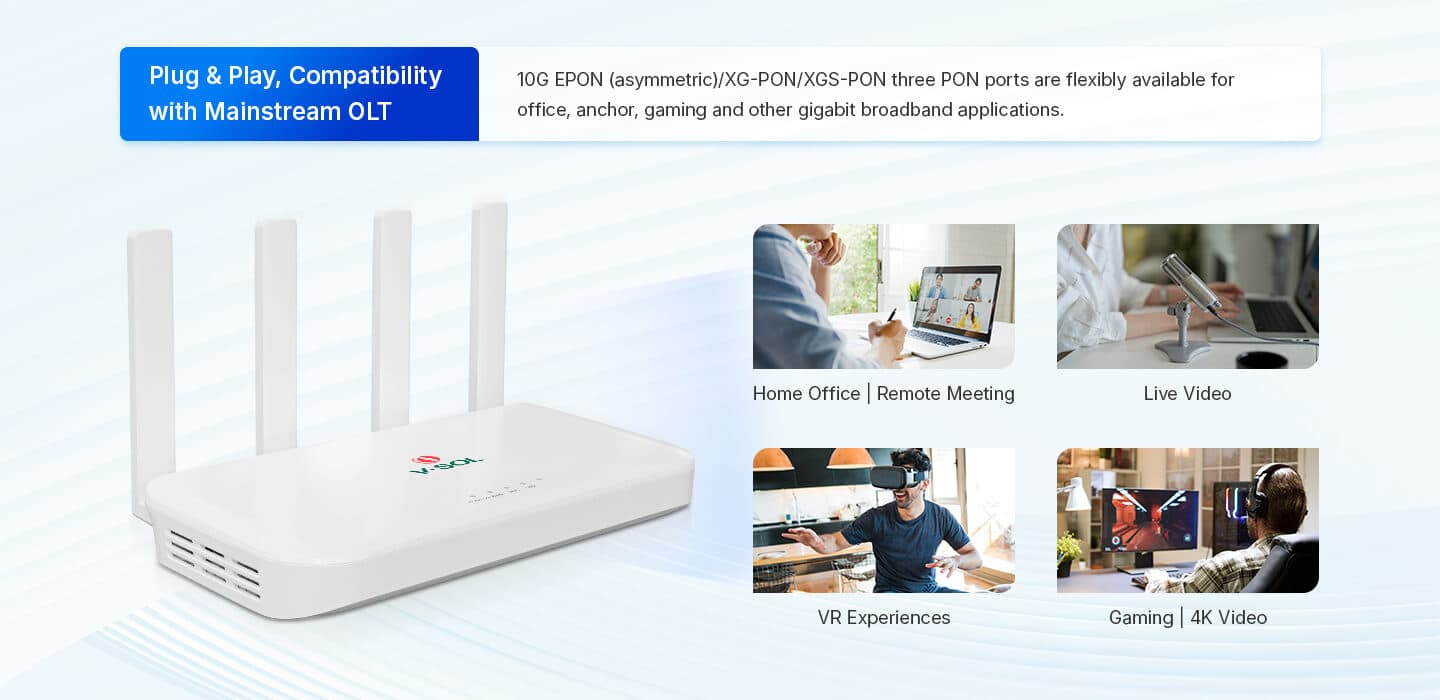 V2904AX — 1*2.5GE+3*GE+1*USB3.0+Wi-Fi6 HGU ONT, vista 7
