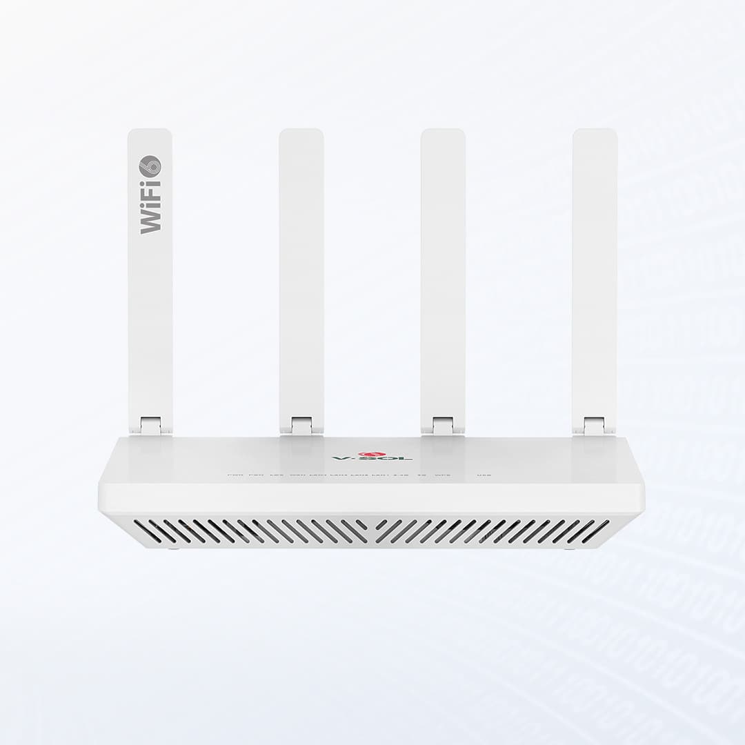 V2804AX15-R — 1XPON+1GE(WAN/LAN)+3GE(LAN)+1USB3.0+Wi-Fi 6 HGU ONT