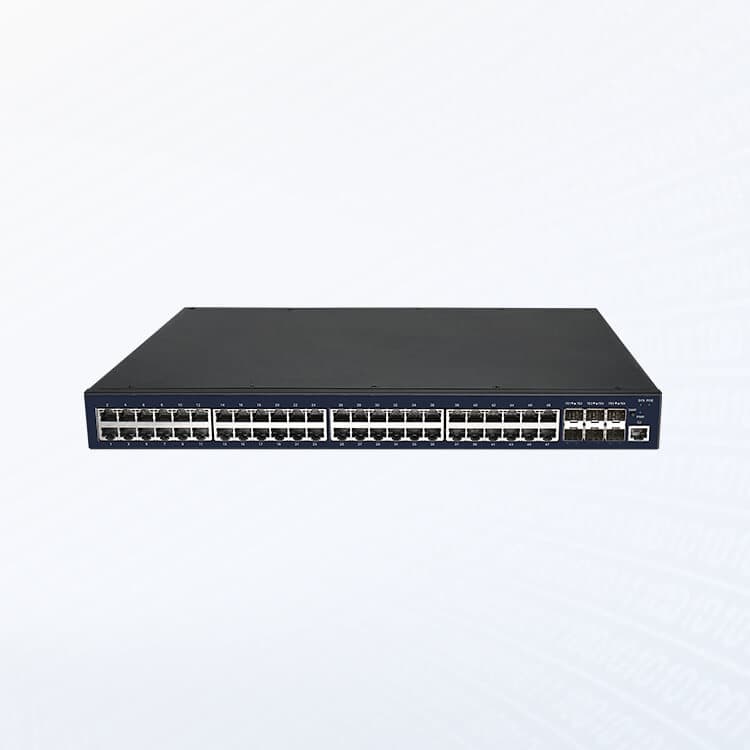 V3554-P — 48*GE(RJ45, POE)+6*10GE/GE(SFP+) Switch, vista 5