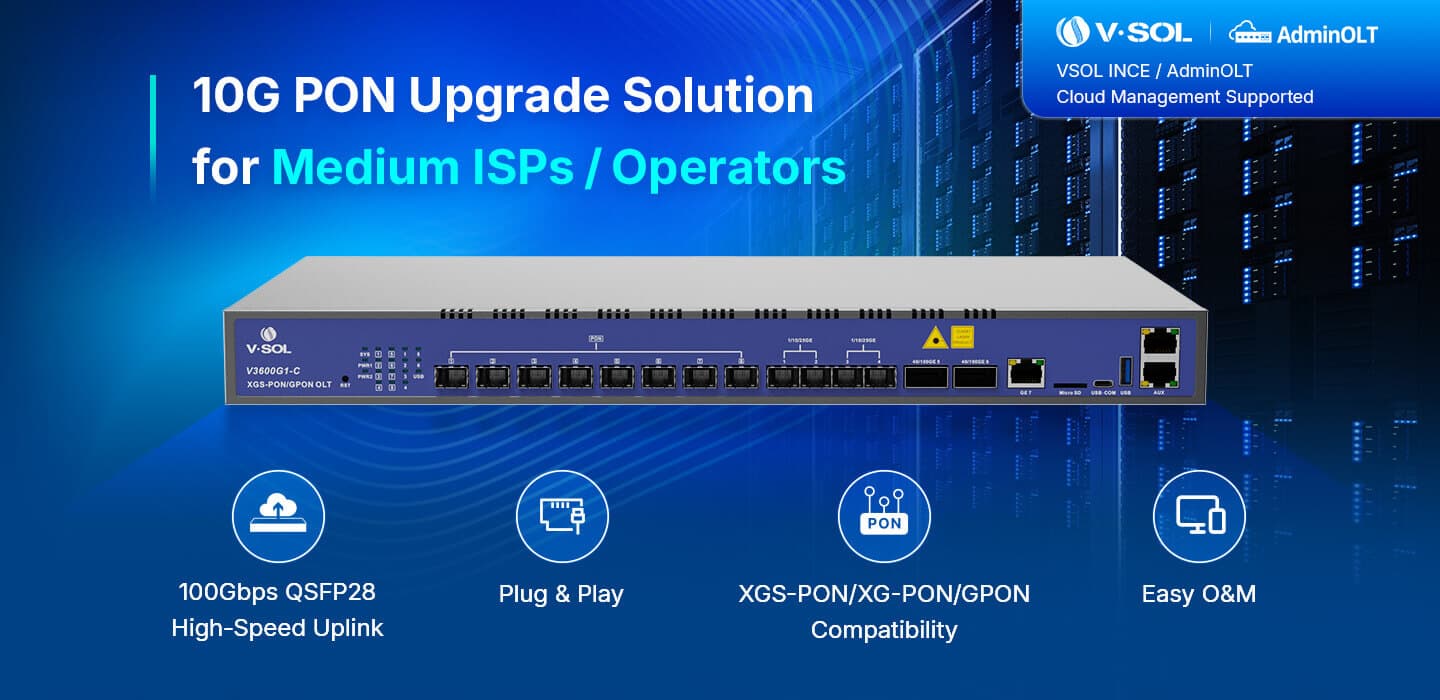 V3600G1-C — 8 Port XG(S) Combo PON OLT, vista 6