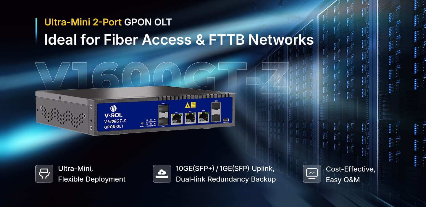 V1600GT-Z — Dual PON GPON OLT, vista 7