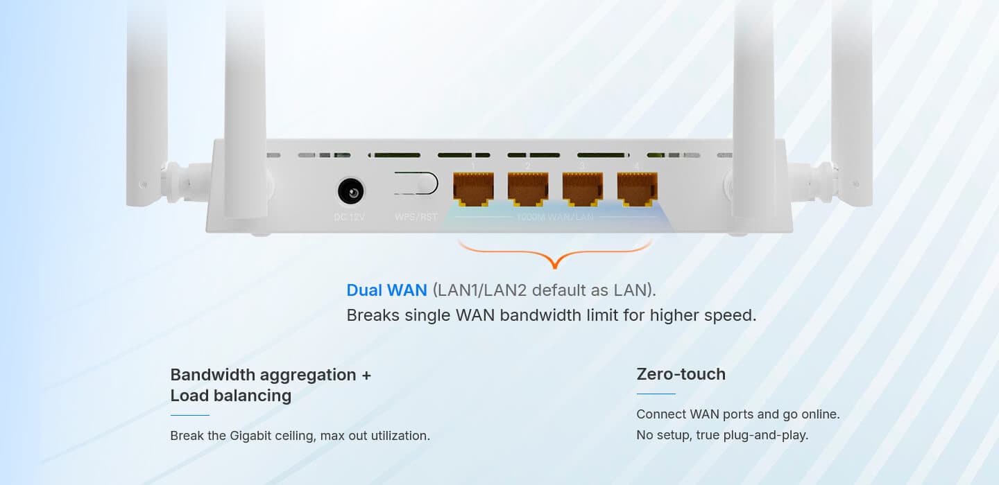 HG5013-4G — 1GE WAN+3GE LAN+Wi-Fi 6 Router, vista 9