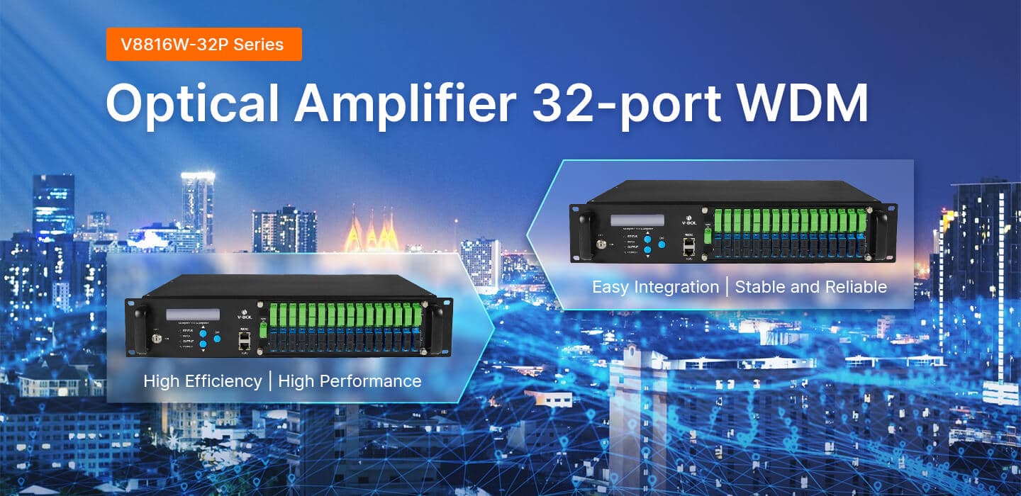 V8816W-32P — 32 Port 1550nm PON EYDFA, vista 2