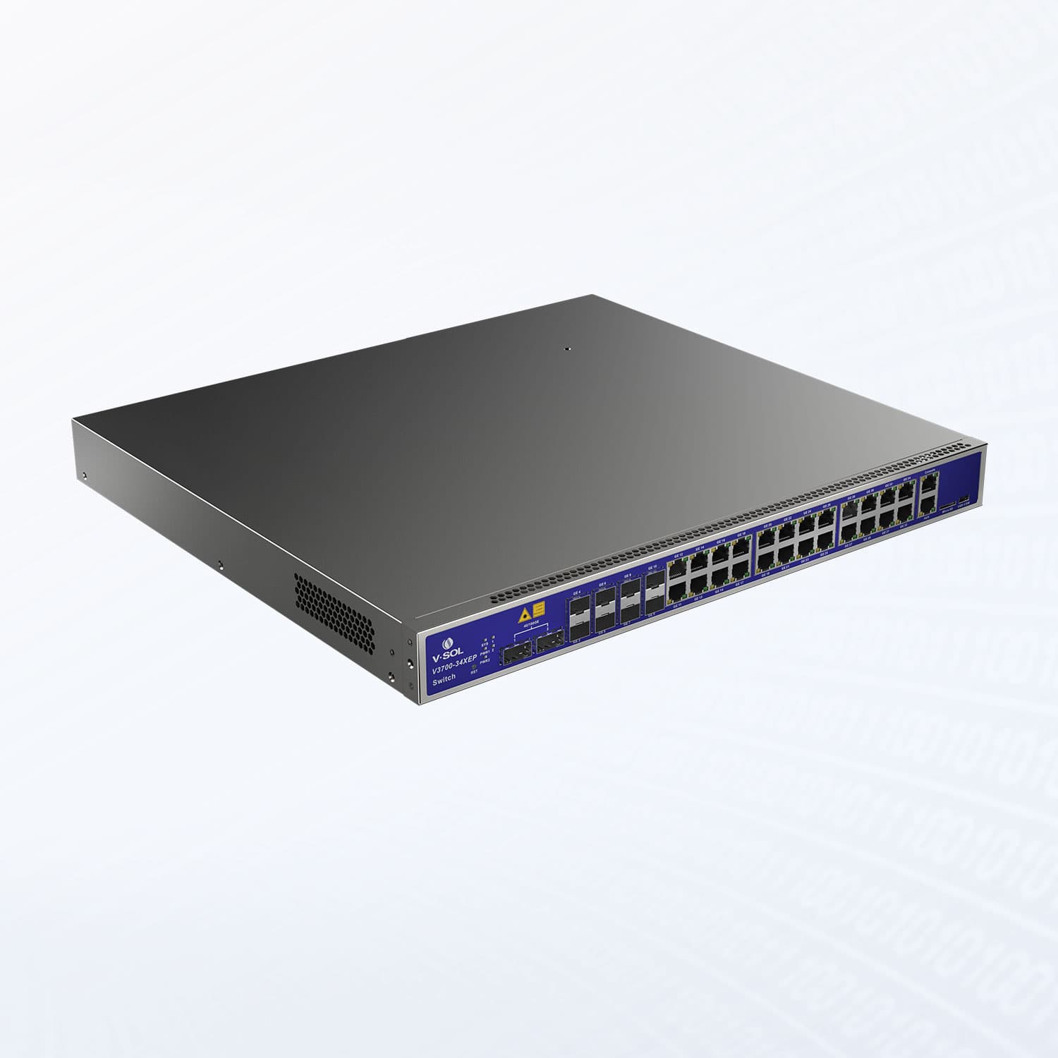 V3700-34XEP — 24*10GE(PoE++)+8*10GE(SFP+)+2*40G/100G(QSFP) Layer3 Switch, vista 4