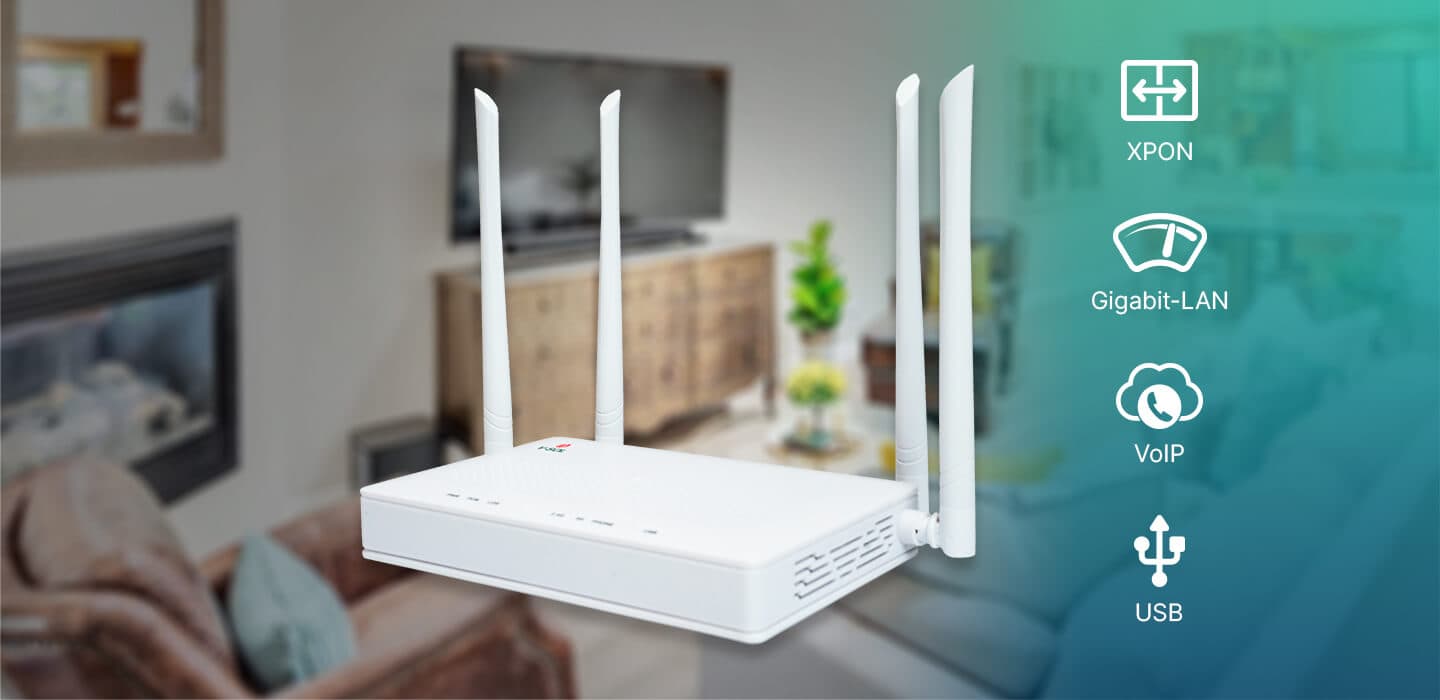 HG325AC — 1XPON+1GE(WAN/LAN1)+3GE(LAN)+1POTS+Wi-Fi 5+USB3.0 HGU ONT, vista 6