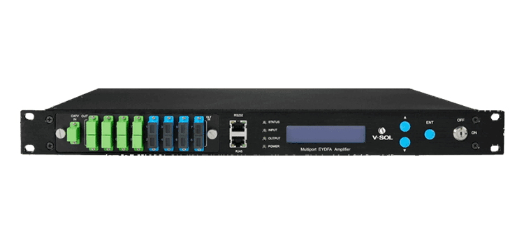 V8816W-16P — 16 Port 1550nm PON EYDFA, vista 9
