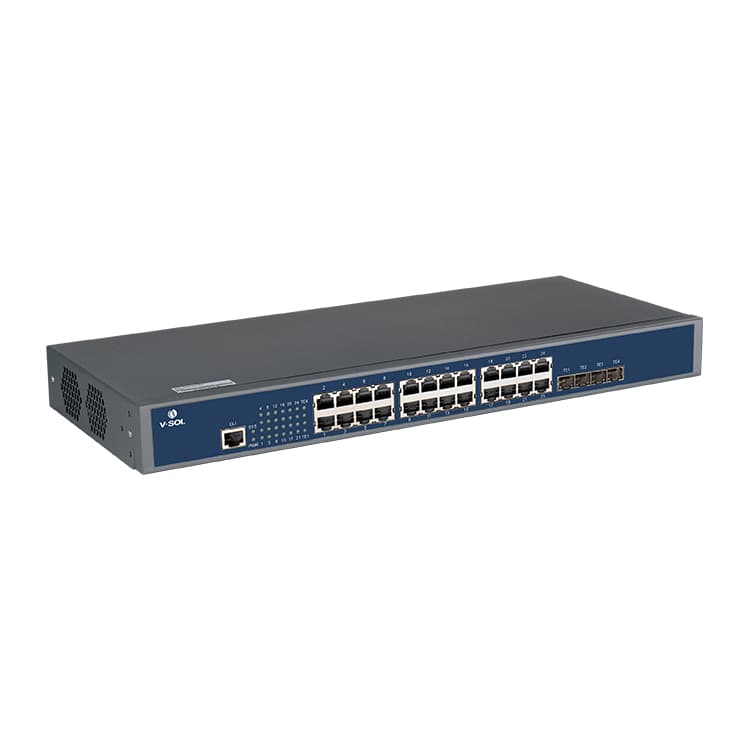 V3528E — 24*GE(RJ45)+4*10GE/GE(SFP+) Switch, vista 3