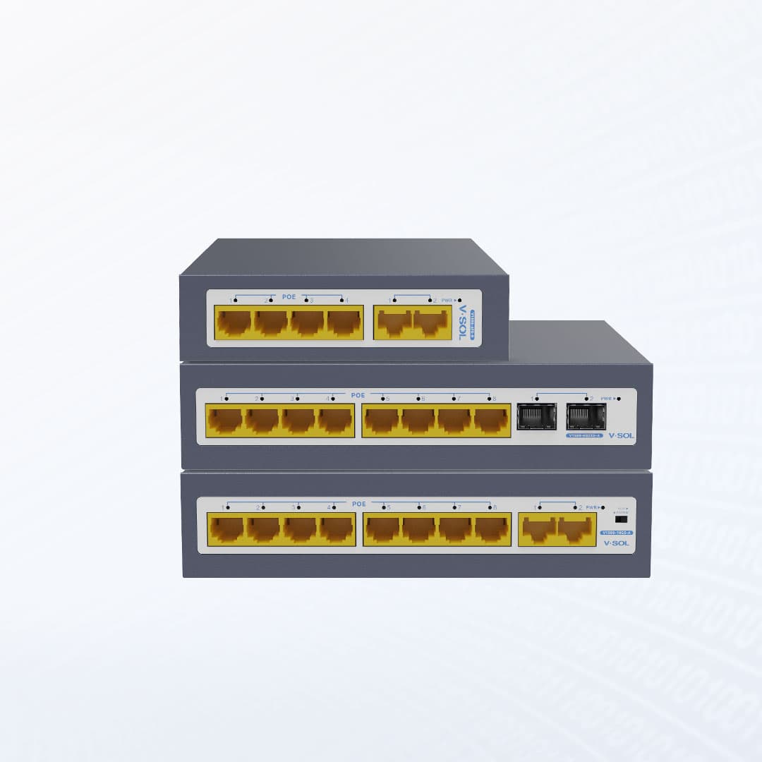 Serie PoE V1500 — Unmanaged PoE Switch (V1500 PoE Series)