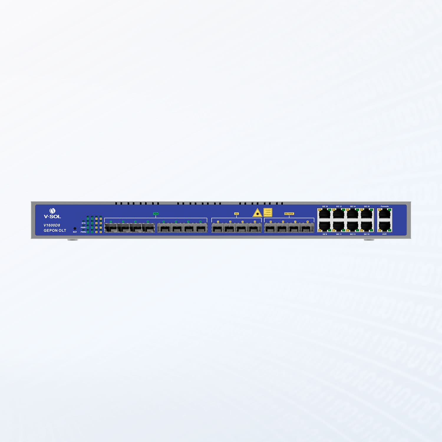 V1600D8 — 8 Port EPON OLT, vista 2
