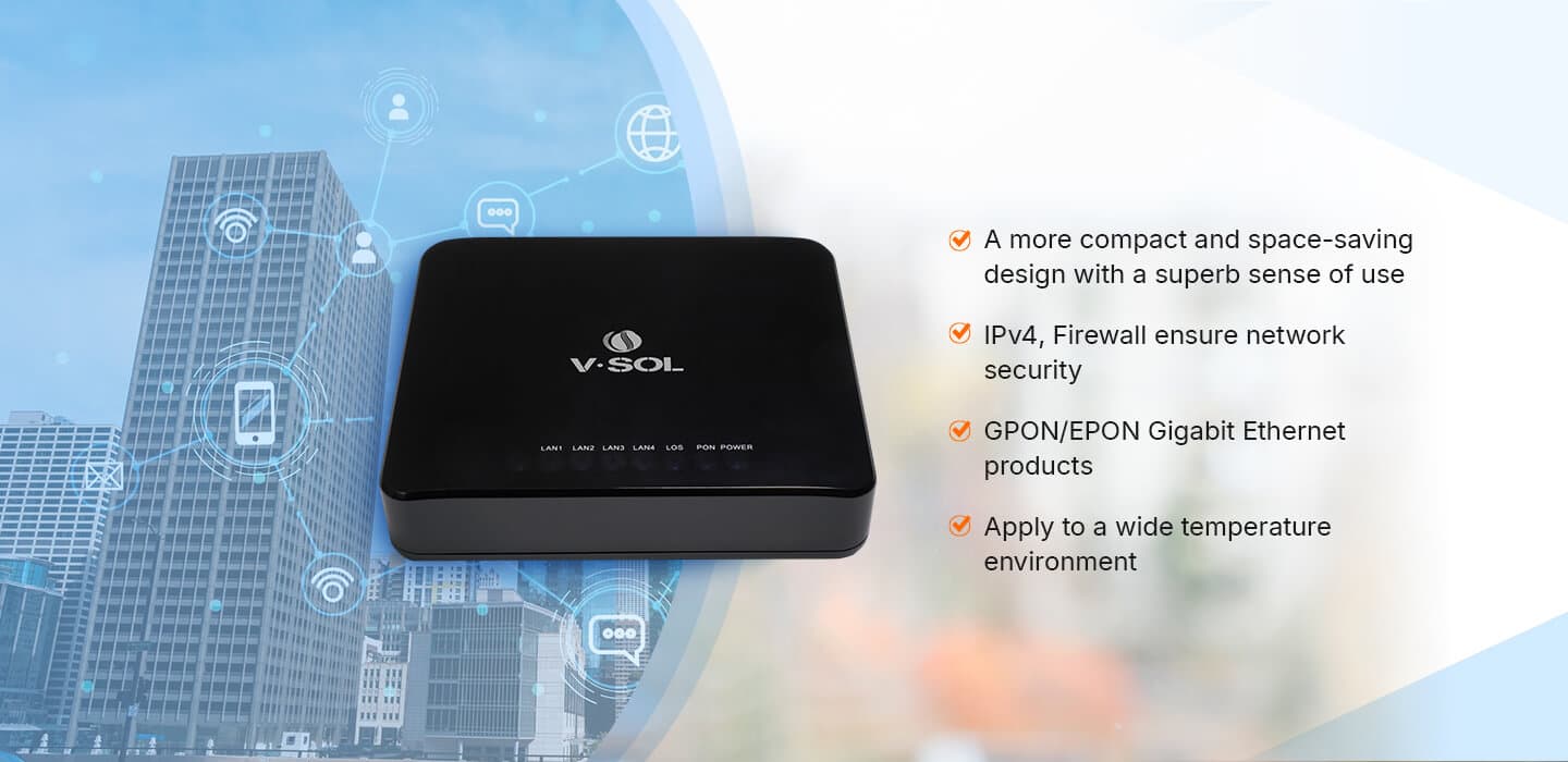 V2804Z-4G — 4GE ONU, vista 8