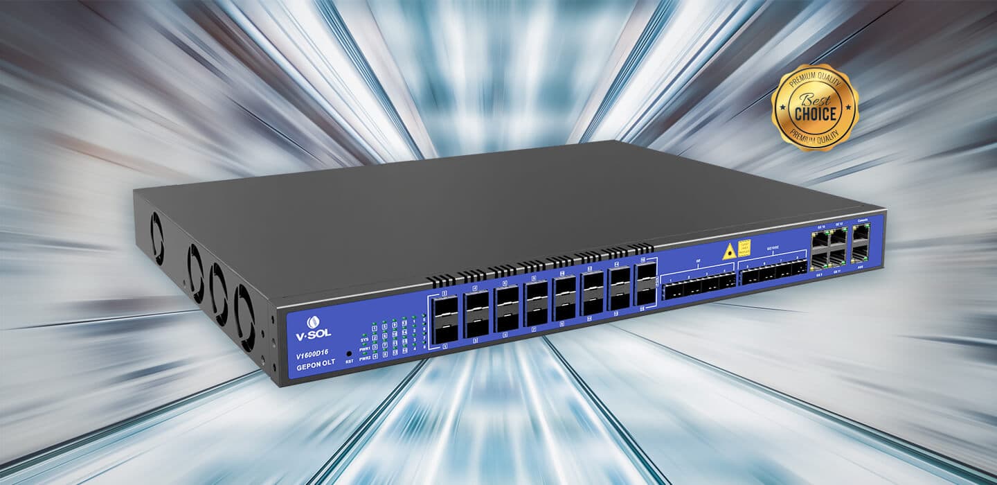 V1600D8 — 8 Port EPON OLT, vista 5